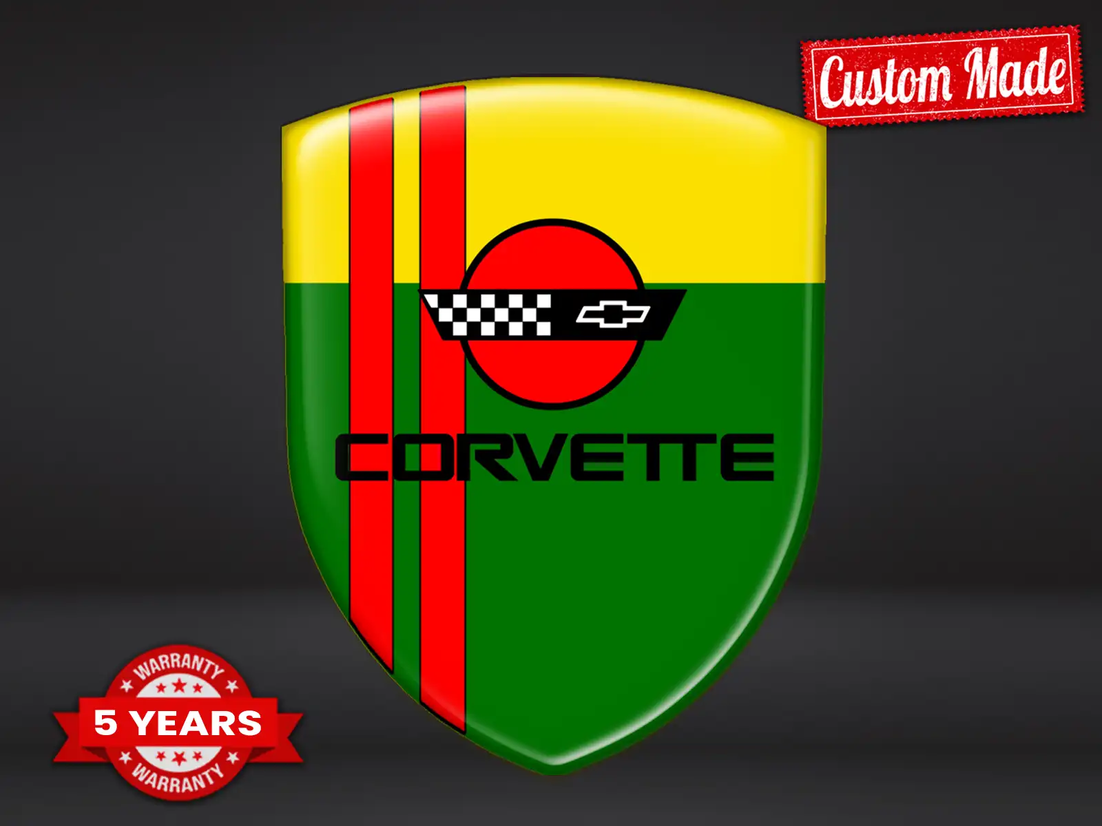 Corvette Custom Bumper Stickers Cars Sports Star Modern